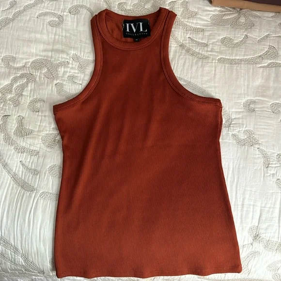 IVL collective fitted racer back tank- worn once - Picture 1 of 3